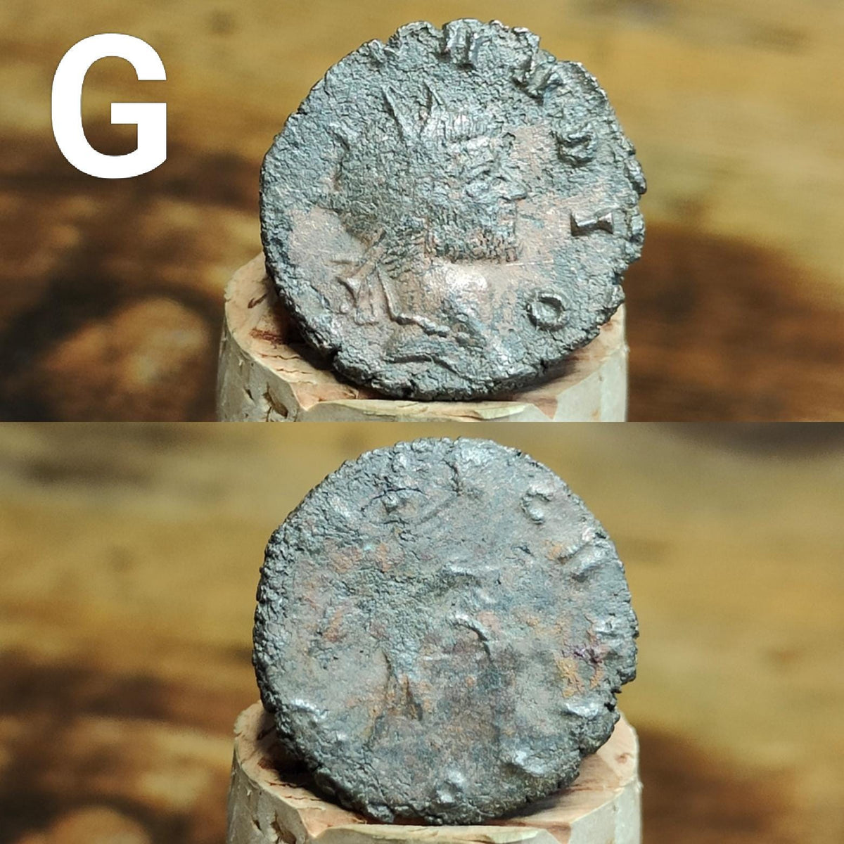 Ancient Roman coins, 3rd century ancient Antoninianus, 1700 years old