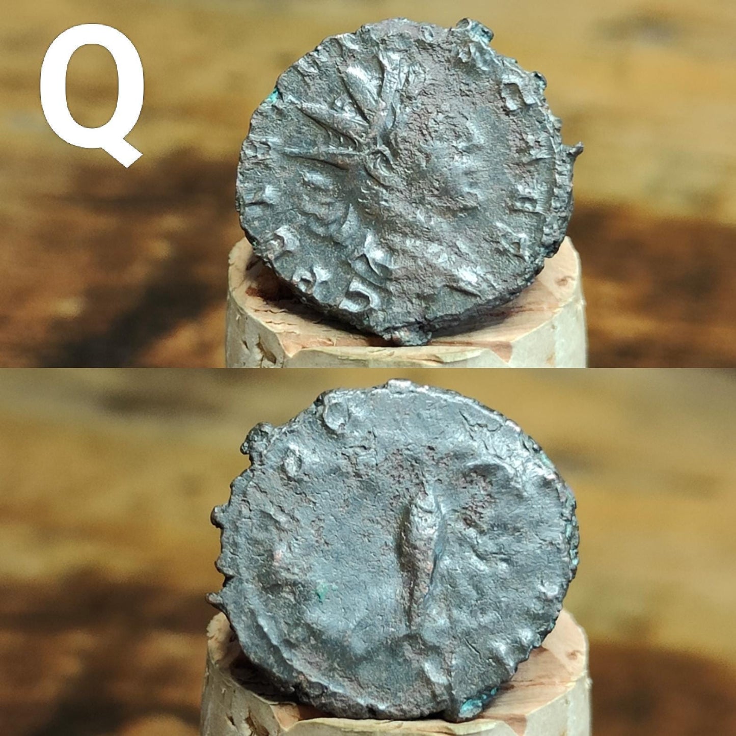 Ancient Roman coins, 3rd century ancient Antoninianus, 1700 years old