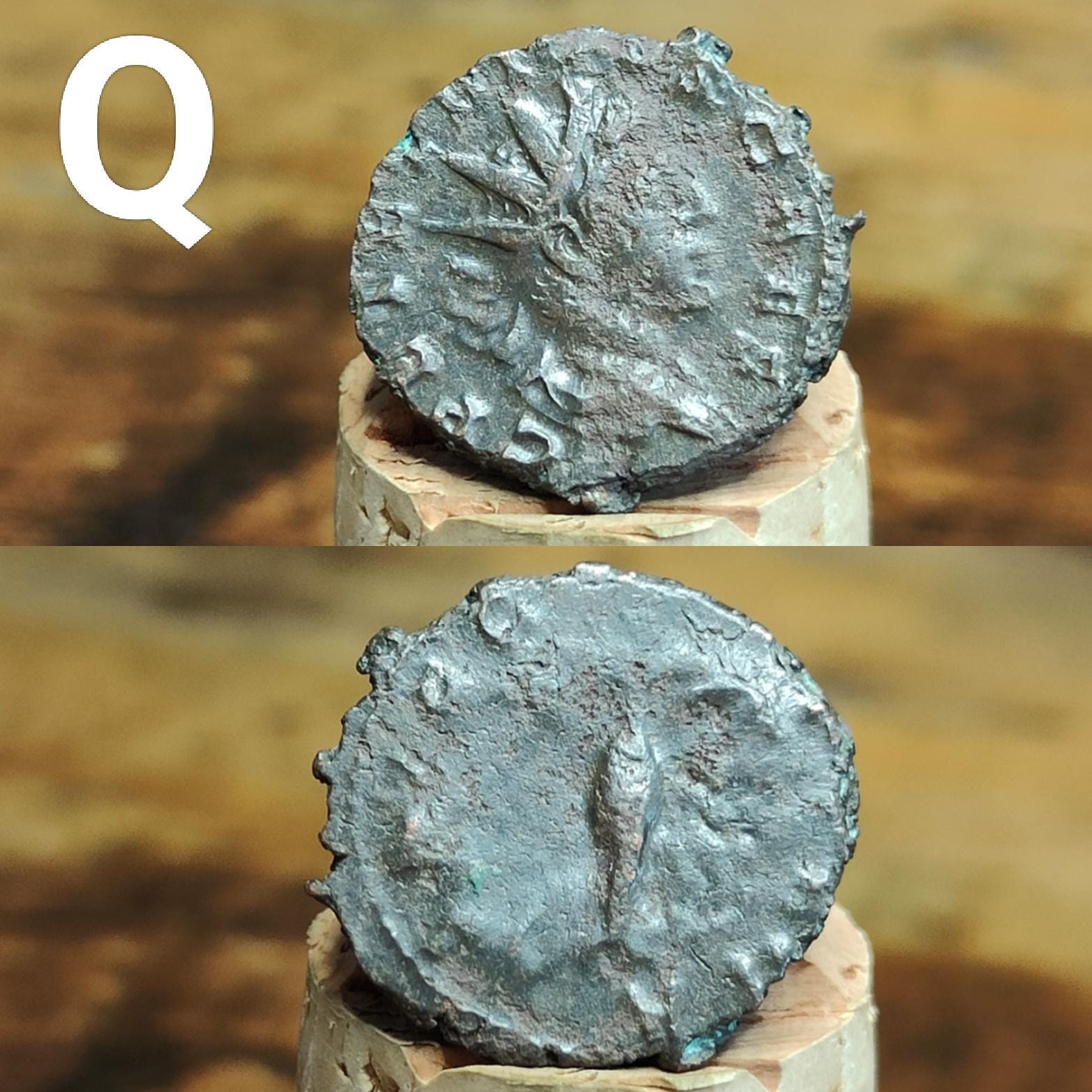 Ancient Roman coins, 3rd century ancient Antoninianus, 1700 years old