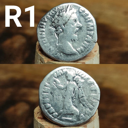 Authentic Roman silver Denarii featuring emperor of Rome, 1800 years old!