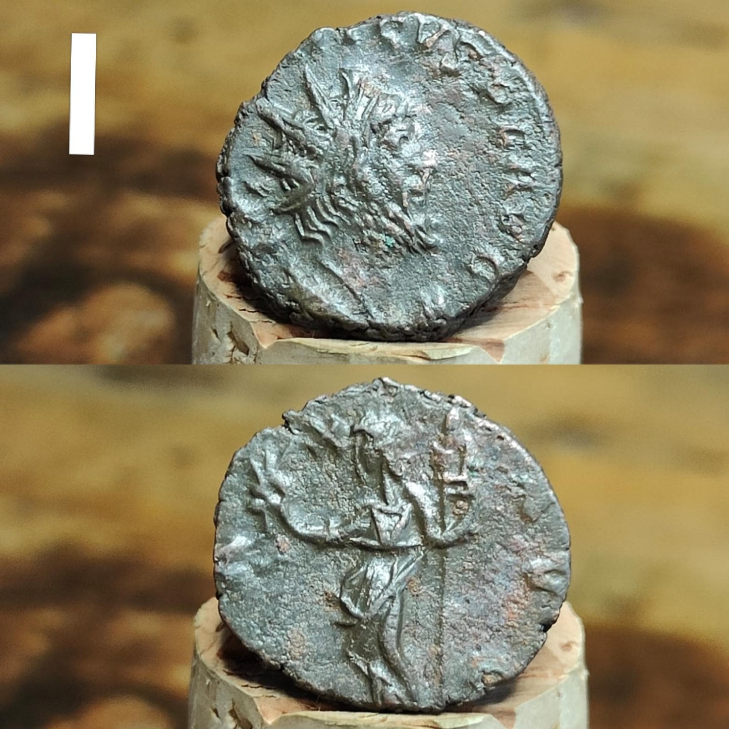 Ancient Roman coins, 3rd century ancient Antoninianus, 1700 years old