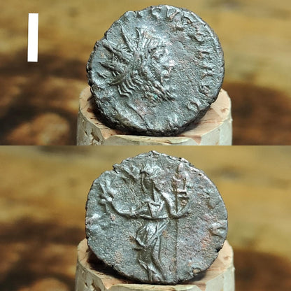 Ancient Roman coins, 3rd century ancient Antoninianus, 1700 years old