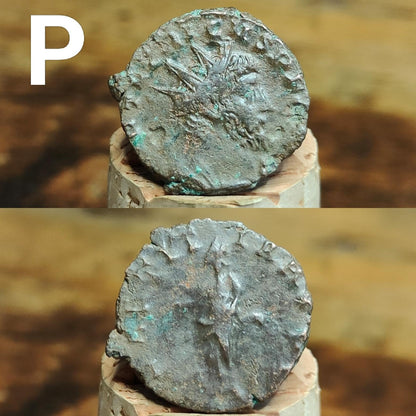 Ancient Roman coins, 3rd century ancient Antoninianus, 1700 years old