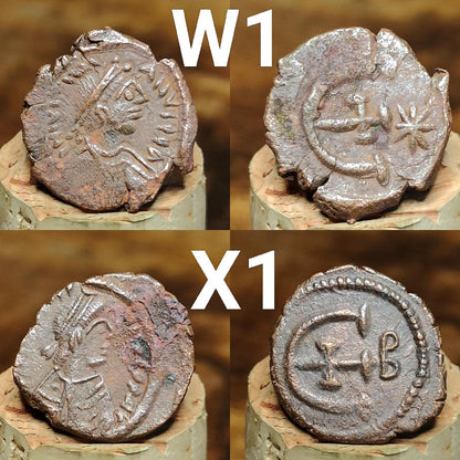 Ancient Byzantine Coins, Authentic Nummus of the Roman Empire