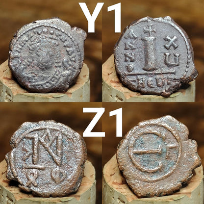 Ancient Byzantine Coins, Authentic Nummus of the Roman Empire