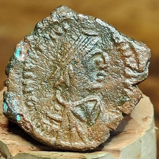 Justinian I Byzantine coin, Authentic Roman Pentanummium 527-565AD, Early Christian