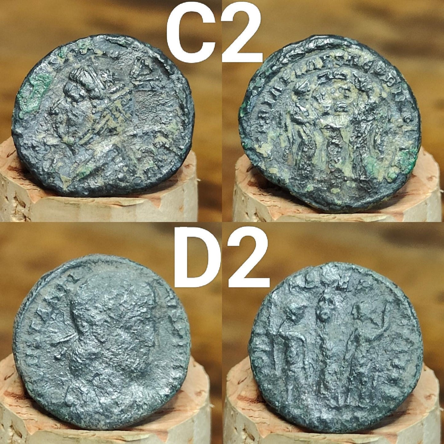 Roman coins, 4th century ancient nummus