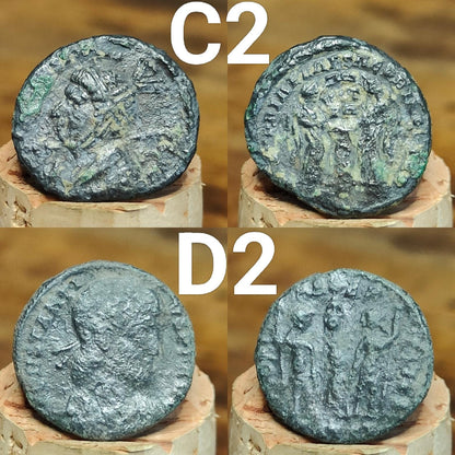 Roman coins, 4th century ancient nummus