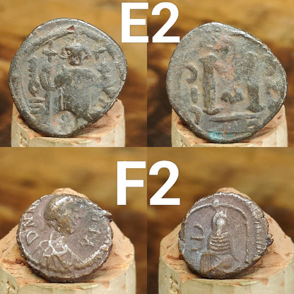 Ancient Byzantine Coins, Authentic Nummus of the Roman Empire