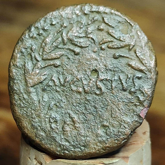 Augustus provincial issue Roman Coin, 27 BC-AD 14, Antioch, Ancient Semis