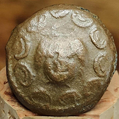 Macedonia, Shield and Elephant, Ancient Greek coin, 202-187 B.C