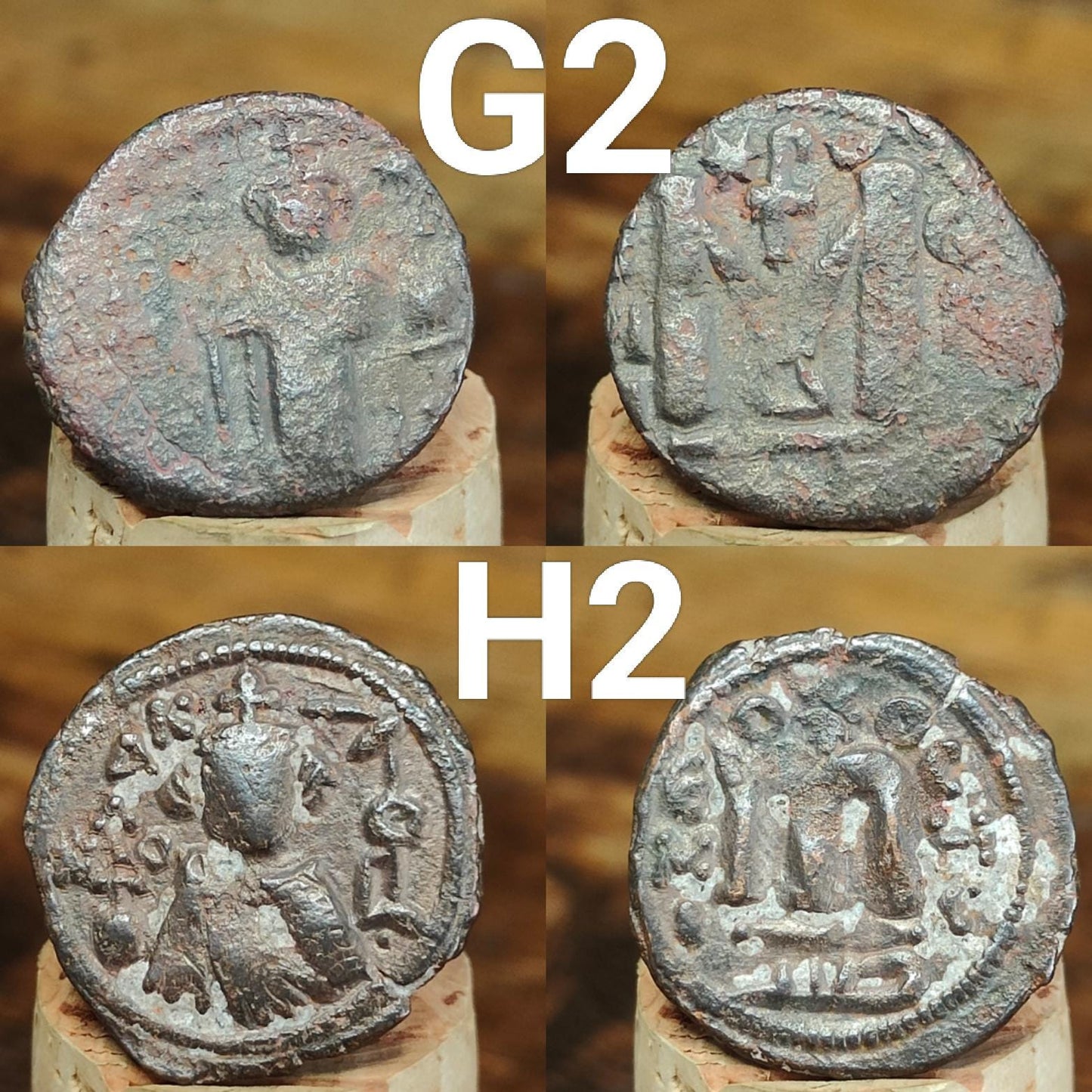 Ancient Byzantine Coins, Authentic Nummus of the Roman Empire