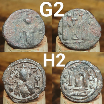 Ancient Byzantine Coins, Authentic Nummus of the Roman Empire