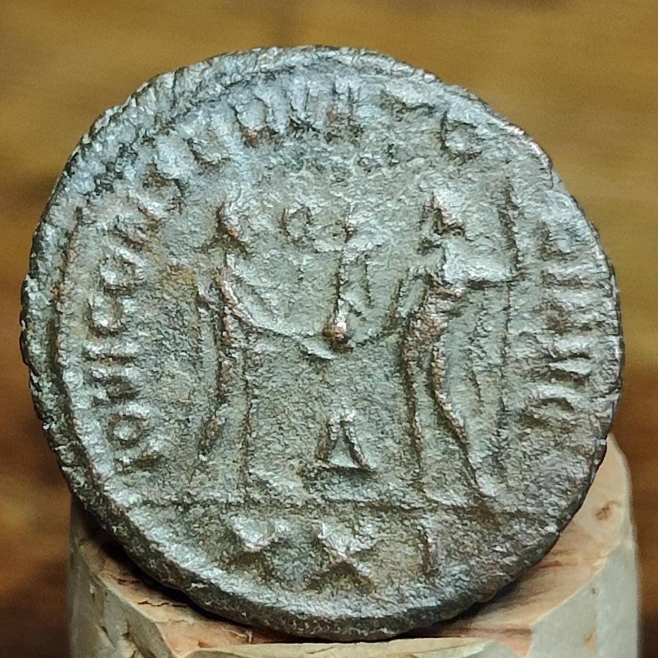 Diocletian Roman Antoninianus with Jupiter reverse, ancient double denarius coin, 284-305AD.