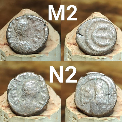 Ancient Byzantine Coins, Authentic Nummus of the Roman Empire