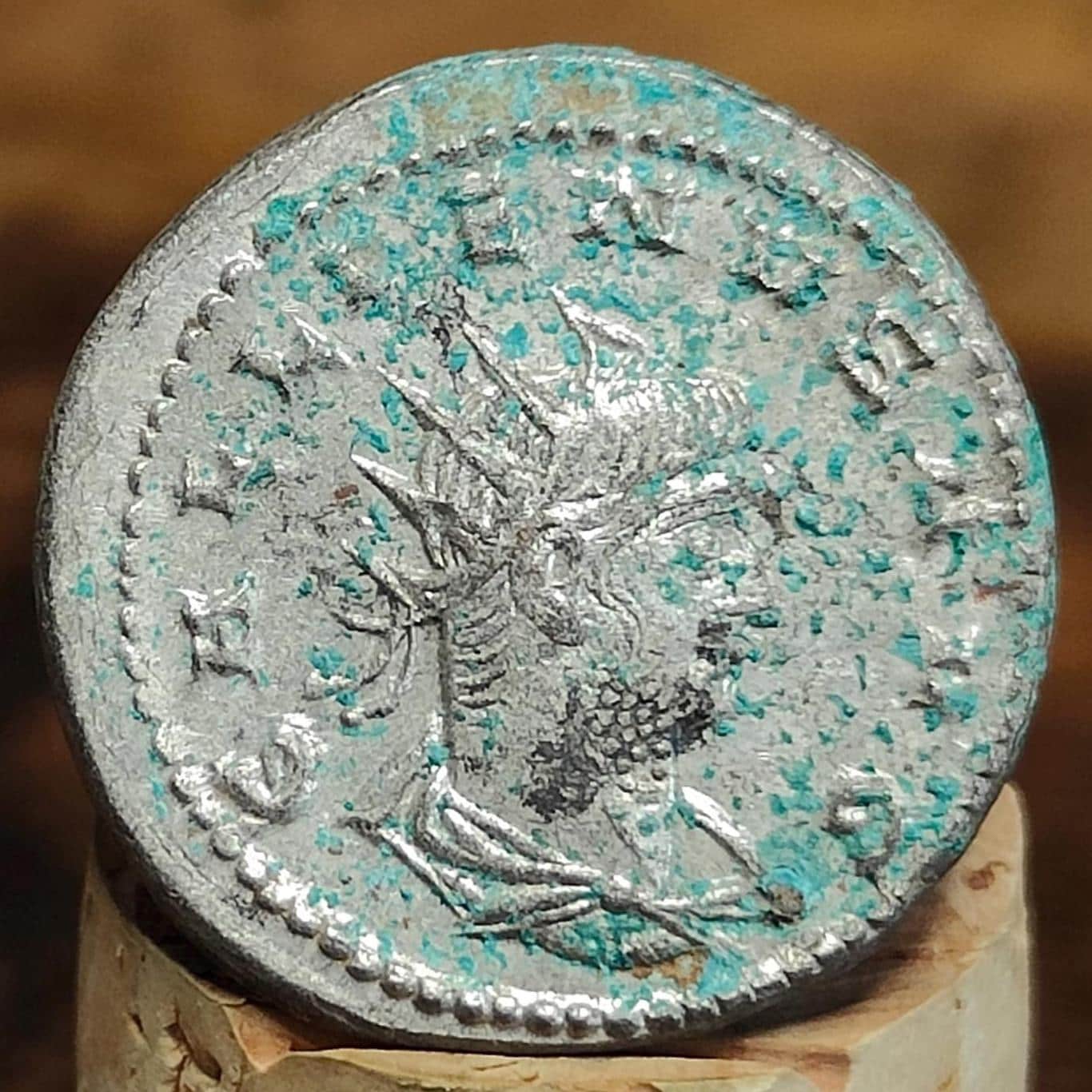 Gallienus Antoninianus, Jupiter reverse, 3rd century ancient Roman coin