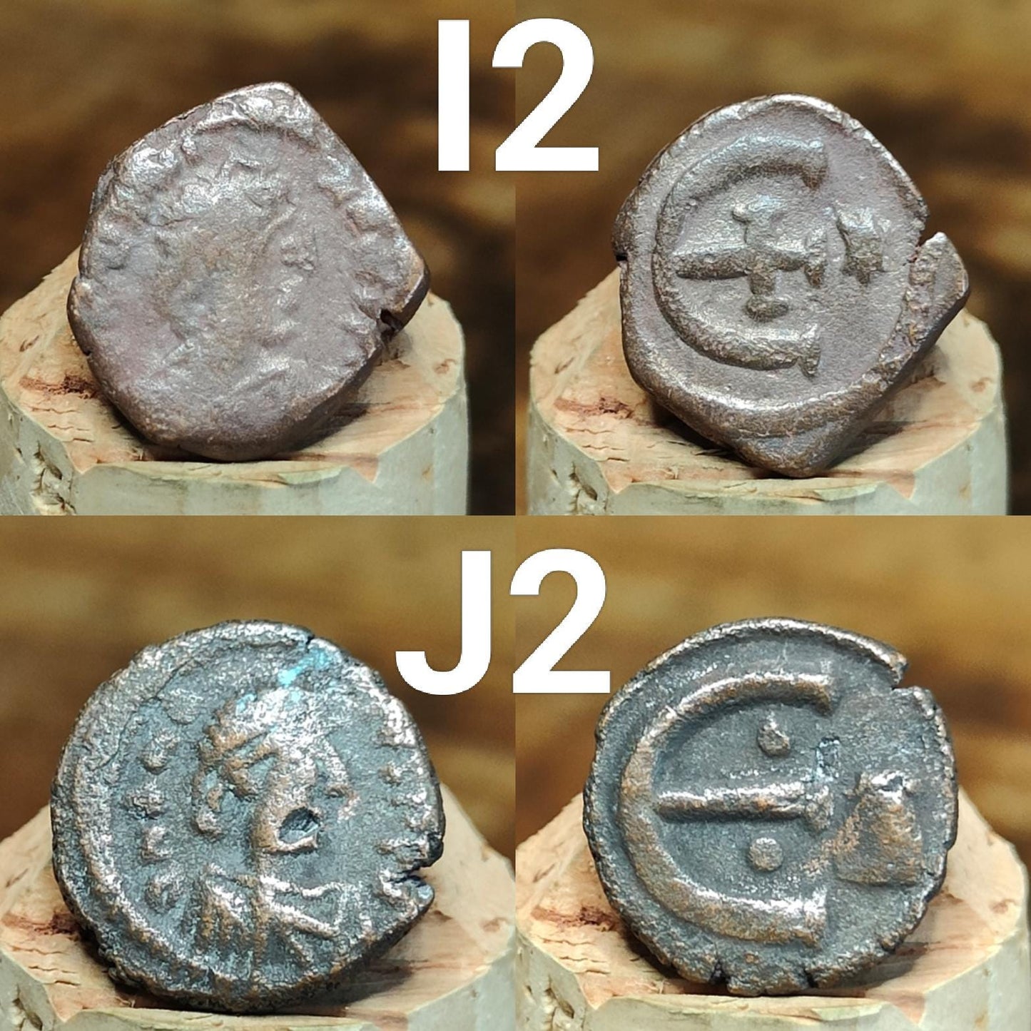 Ancient Byzantine Coins, Authentic Nummus of the Roman Empire