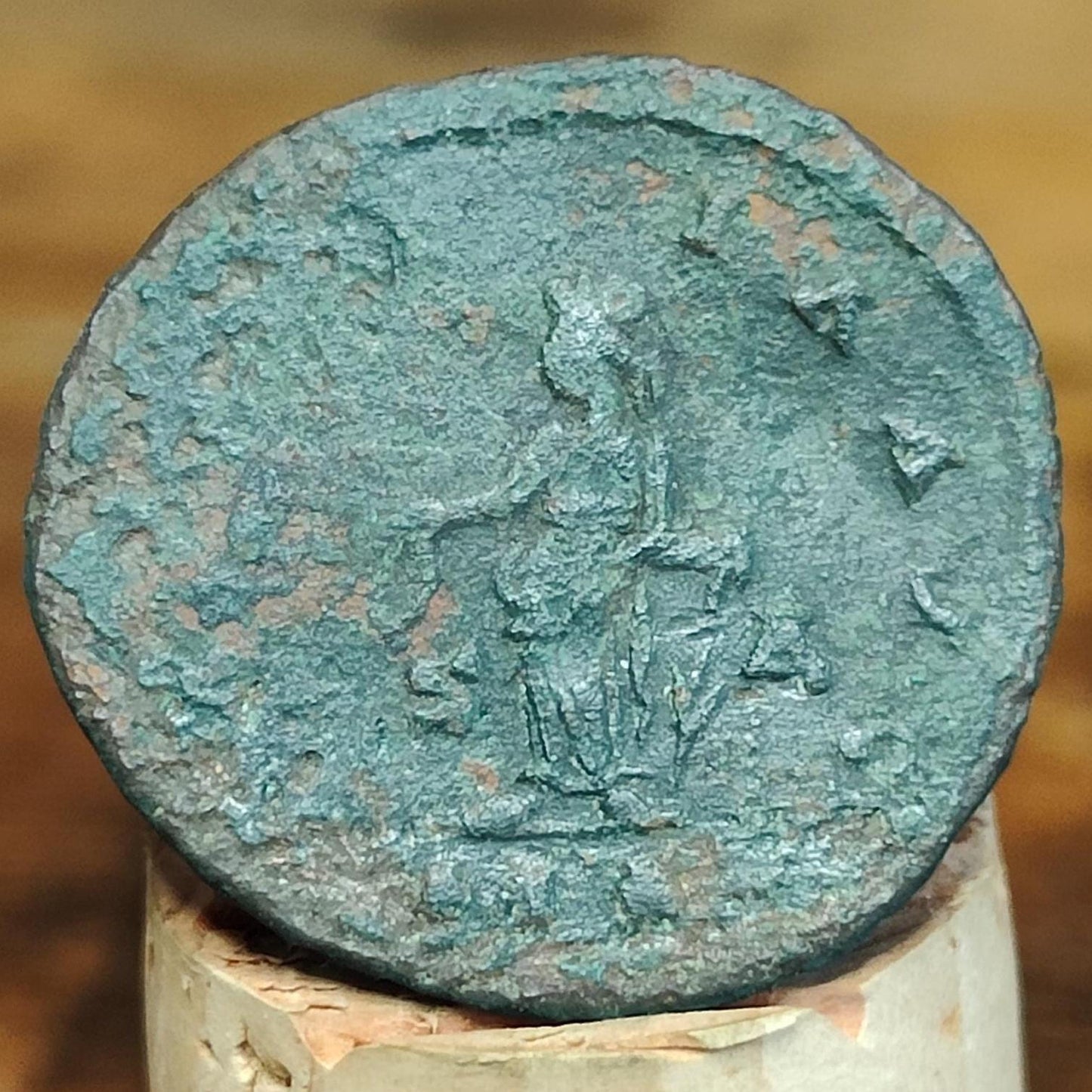Allectus Antoninianus, 3rd century ancient Roman coin