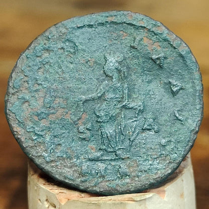 Allectus Antoninianus, 3rd century ancient Roman coin