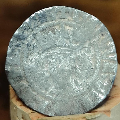 King Edward I Medieval hammered silver penny coin, London mint, 700 years old