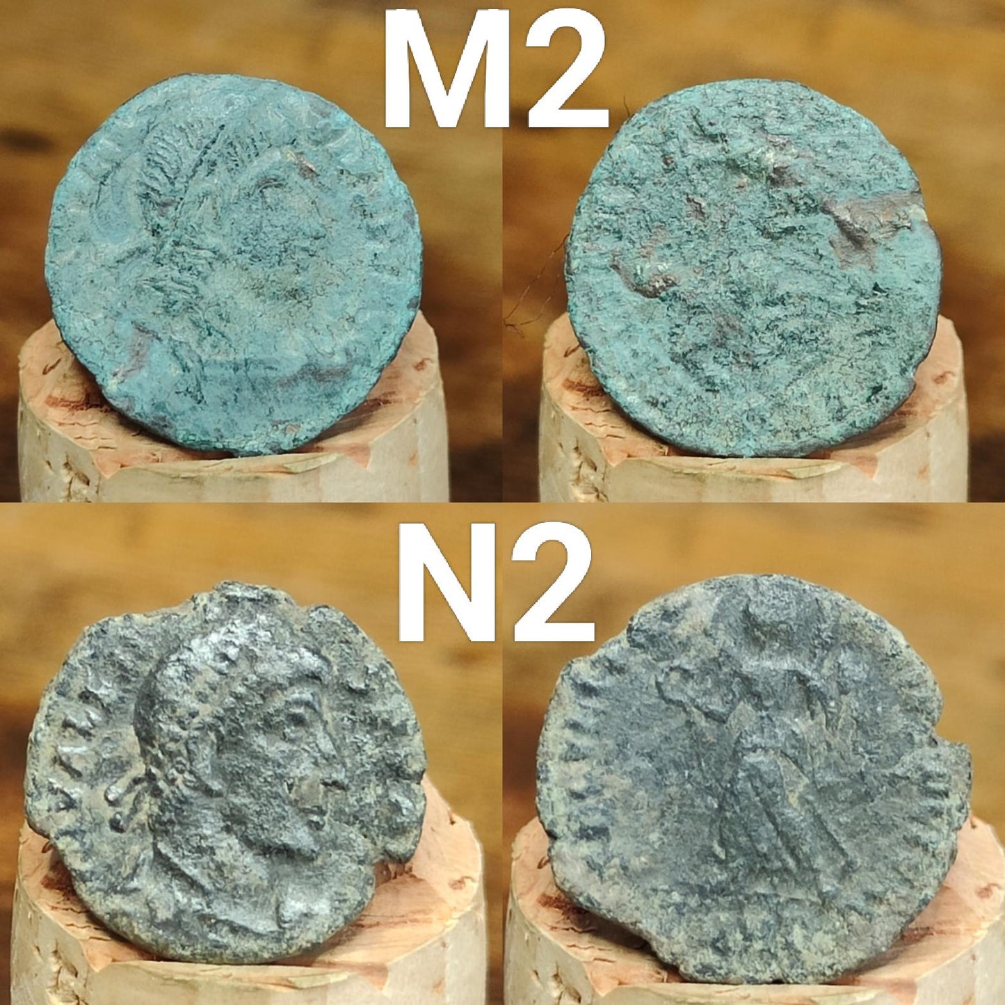 Roman coins, 4th century ancient nummus