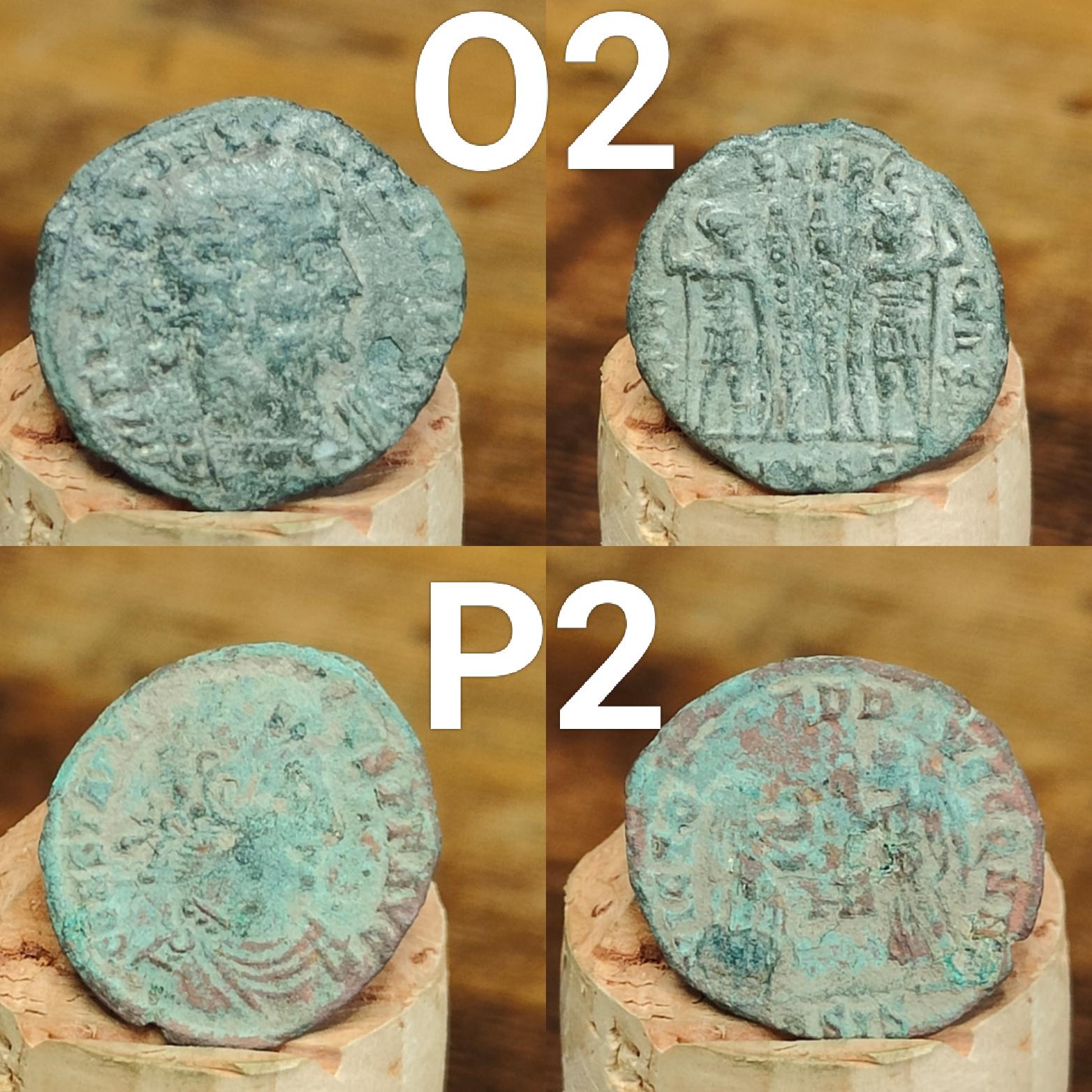 Roman coins, 4th century ancient nummus