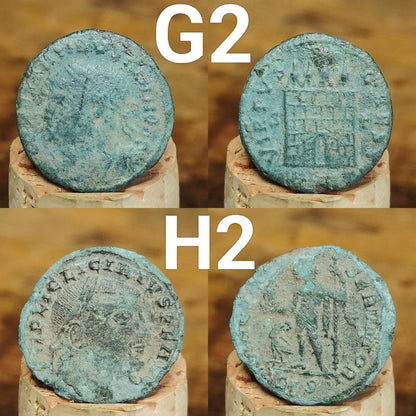 Roman coins, 4th century ancient nummus