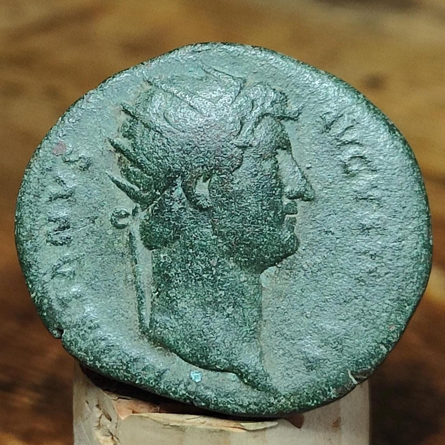 Hadrian Silver Denarius with Pudicitia reverse, Ancient roman coin