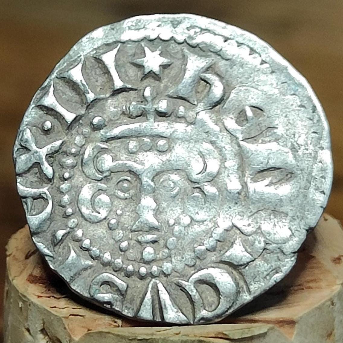 Henry III voided long cross penny, Medieval Silver Coin UK 1216-1272 AD