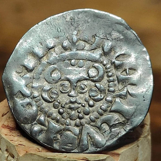 Henry III voided long cross penny, Class 3b, Medieval Silver Coin UK 1216-1272 AD