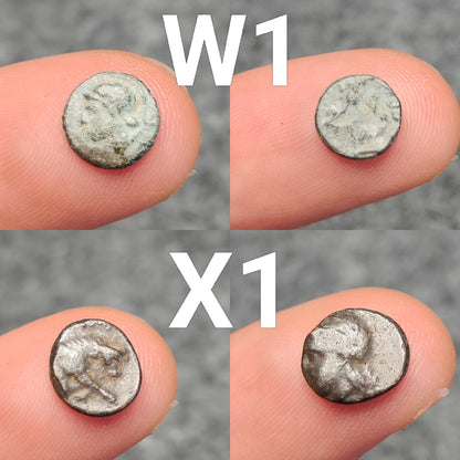 Ancient Roman/Greek minim coins, Genuine tiny coins over 1600 years old