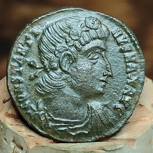 Constantine the Great Roman Coin with Soldiers Reverse, 306-337AD, AE4 nummus