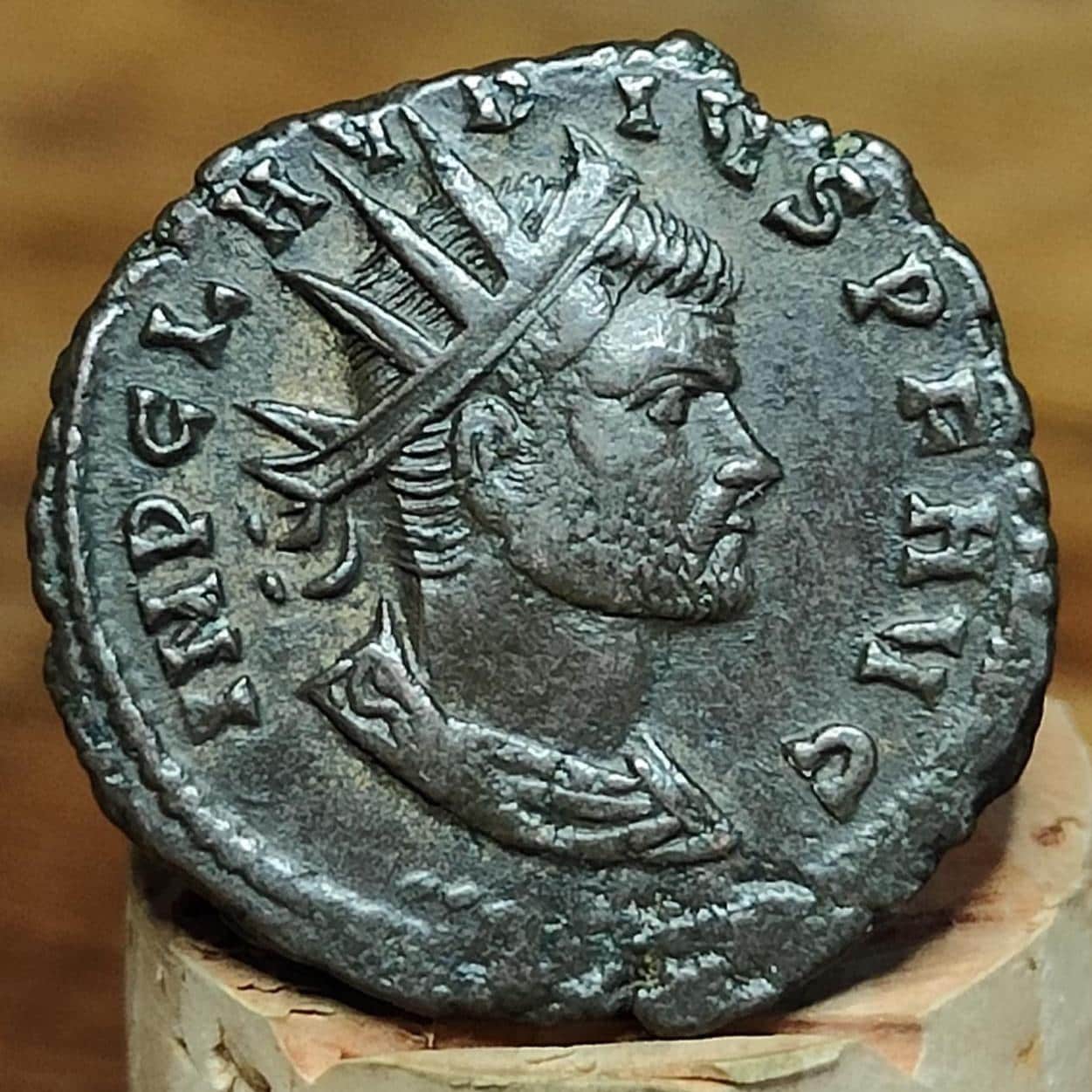 Claudius II Antoninianus, Mercury reverse, ancient Roman coin