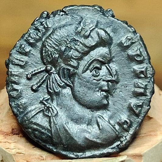 Constans Roman coin, Victories reverse, 337-350AD, 4th century ancient nummus AE4