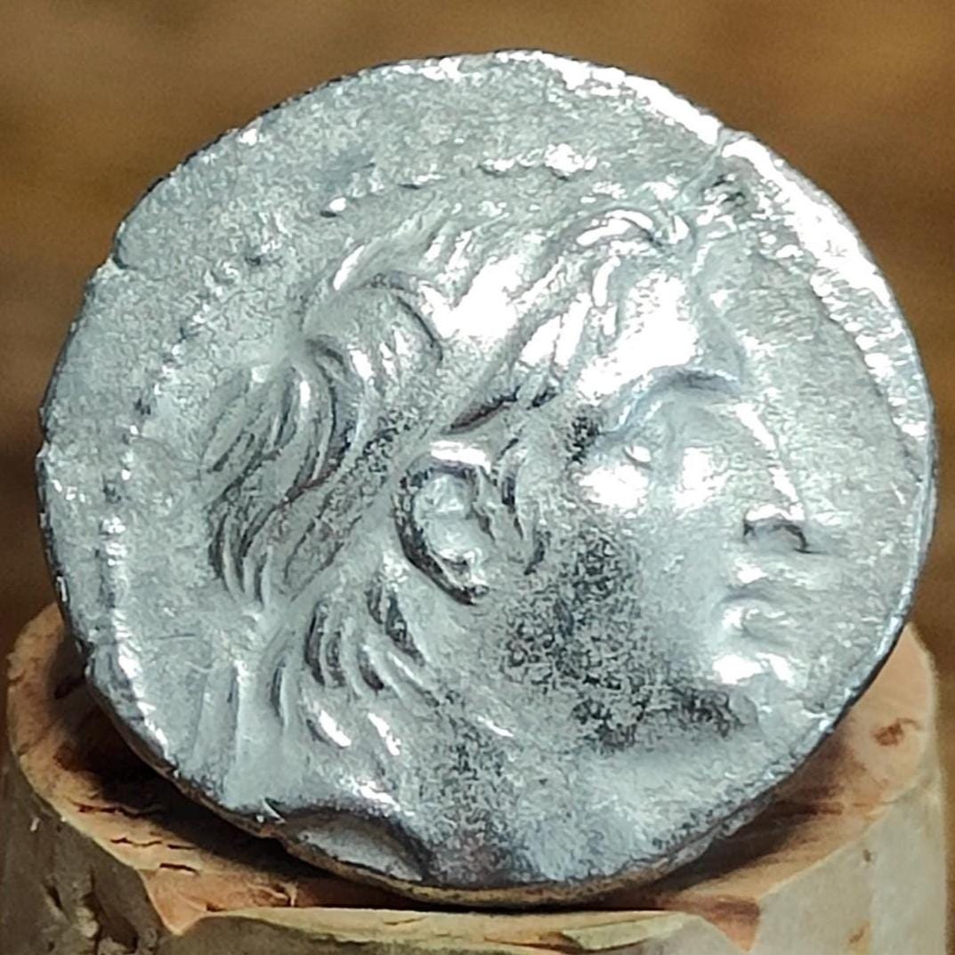 162-150 BC, Demetrios I Soter, Cornucopia reverse, Seleucid Empire, silver drachm, Ancient Greek coin