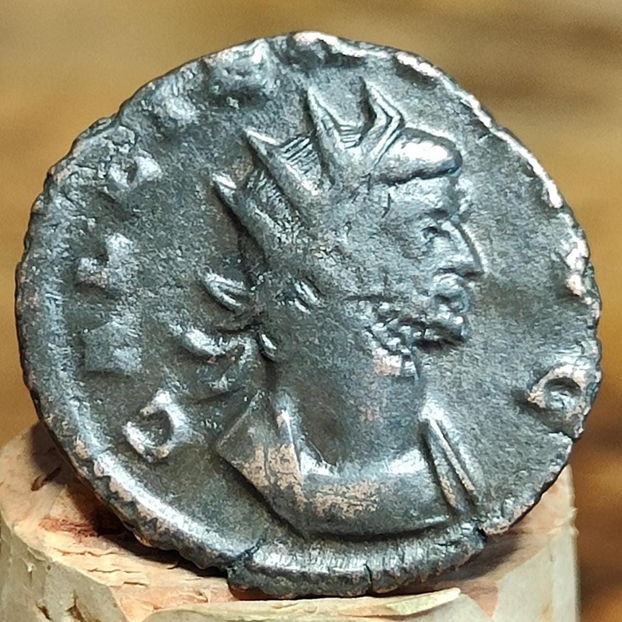 Gallienus Antoninianus, Liberalitas reverse, 253-268AD, 3rd century ancient Roman coin