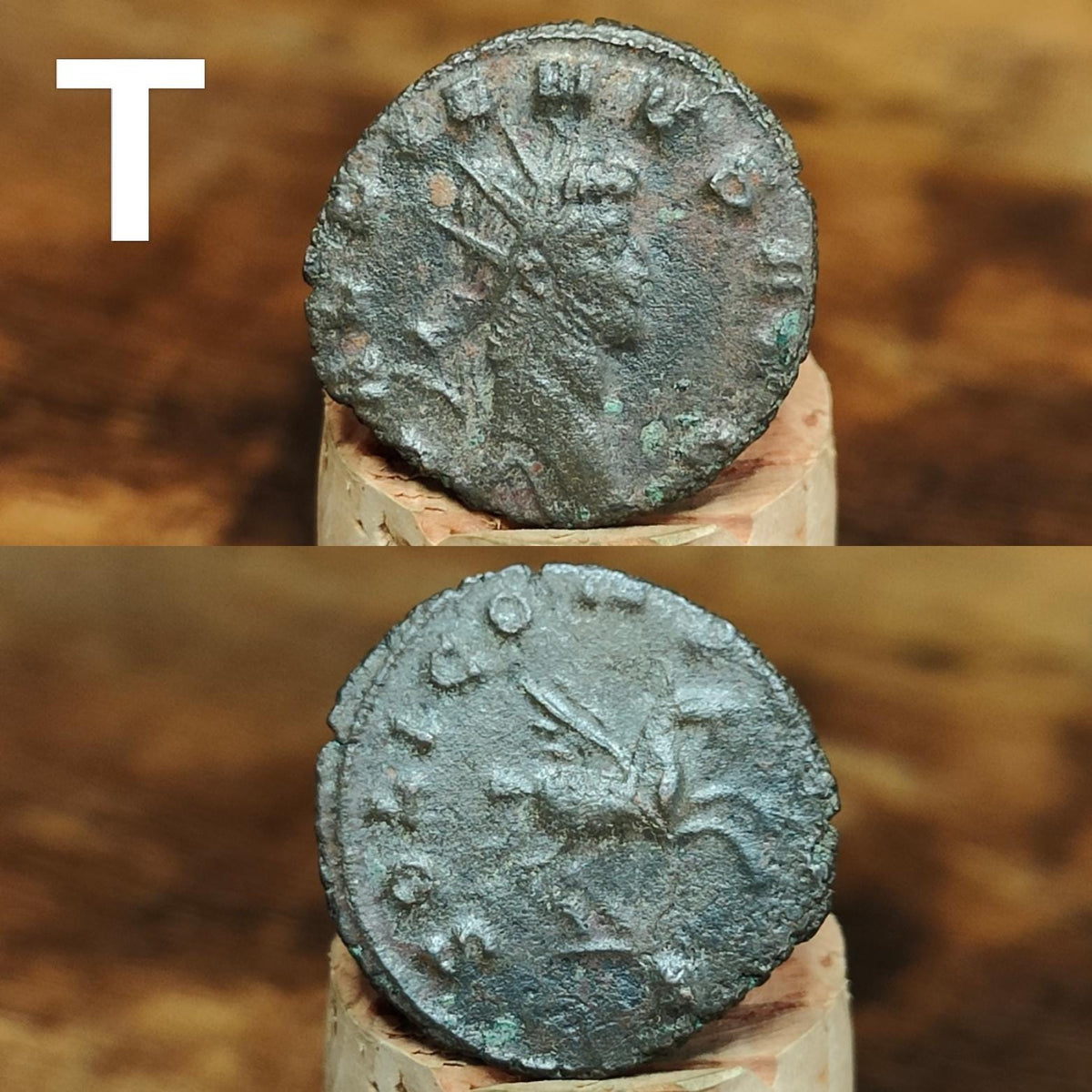 Ancient Roman coins, 3rd century ancient Antoninianus, 1700 years old
