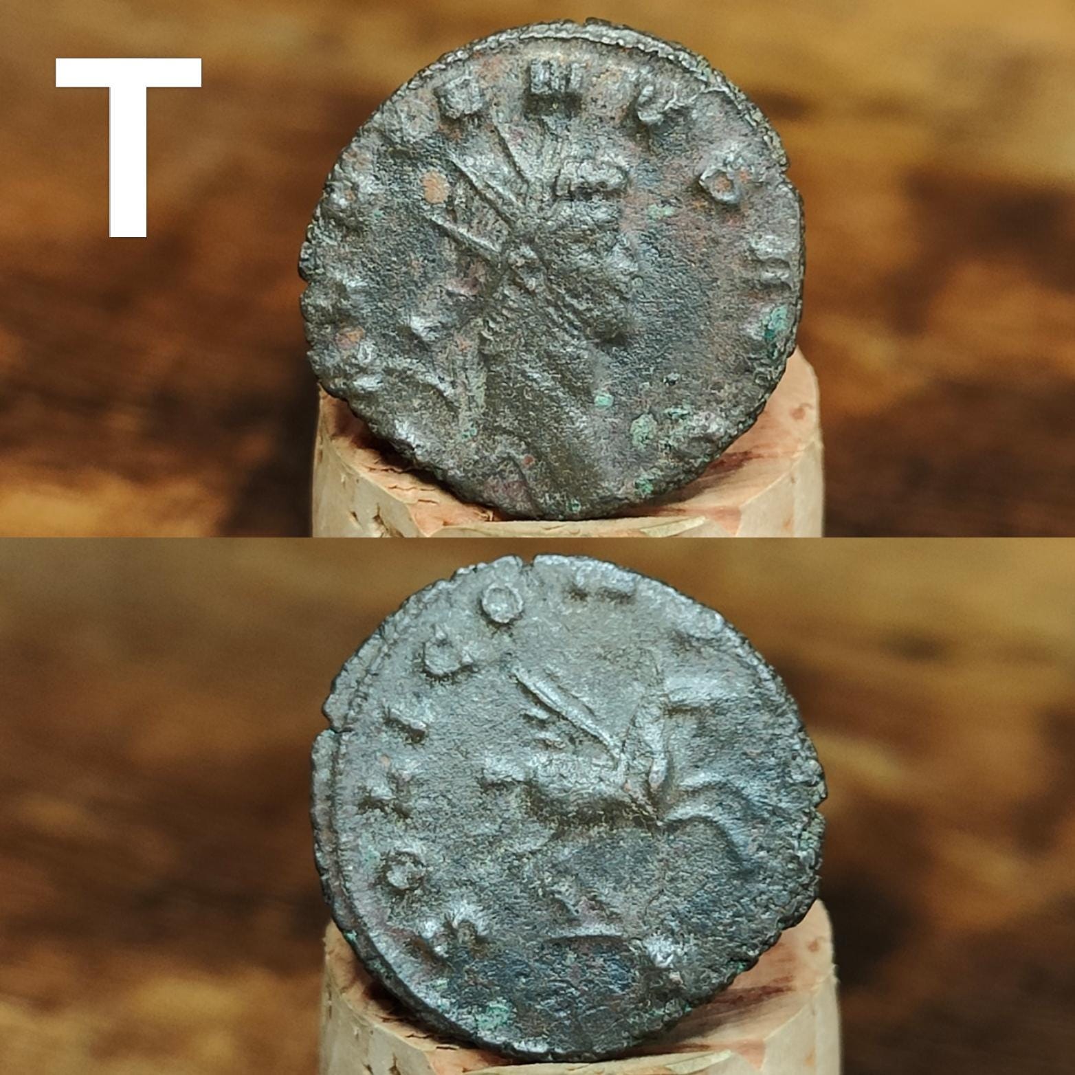 Ancient Roman coins, 3rd century ancient Antoninianus, 1700 years old