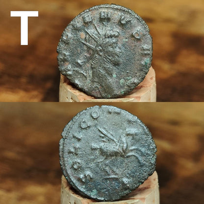 Ancient Roman coins, 3rd century ancient Antoninianus, 1700 years old