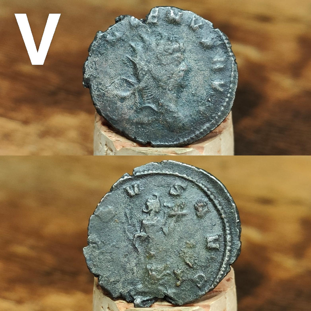 Ancient Roman coins, 3rd century ancient Antoninianus, 1700 years old