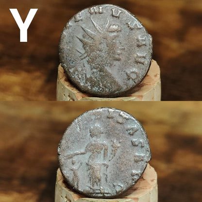 Ancient Roman coins, 3rd century ancient Antoninianus, 1700 years old