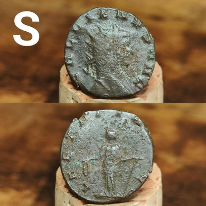 Ancient Roman coins, 3rd century ancient Antoninianus, 1700 years old