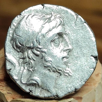 Ariobarzanes III, King of Cappadocia, 52-42 BC, silver drachm, Athena reverse, Ancient Greek coin