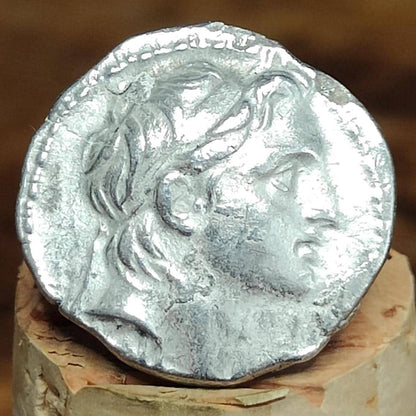 162-150 BC, Demetrios I Soter, Cornucopia reverse, Seleucid Empire, silver drachm, Ancient Greek coin