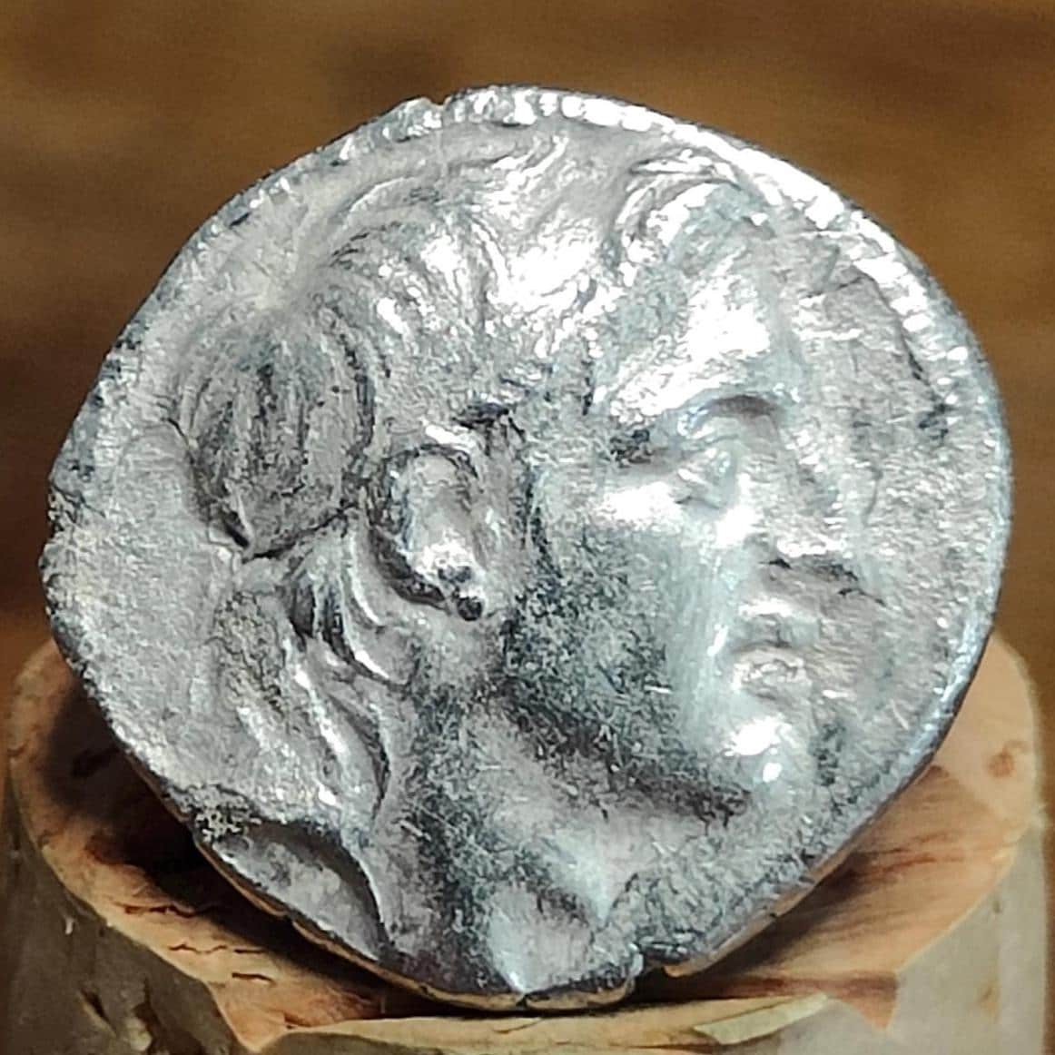 162-150 BC, Demetrios I Soter, Cornucopia reverse, Seleucid Empire, silver drachm, Ancient Greek coin