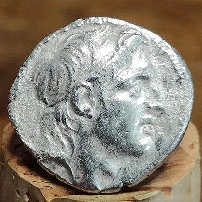 162-150 BC, Demetrios I Soter, Cornucopia reverse, Seleucid Empire, silver drachm, Ancient Greek coin