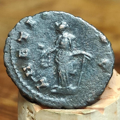 Gallienus Antoninianus, Leatitia reverse, 253-268AD, 3rd century ancient Roman coin