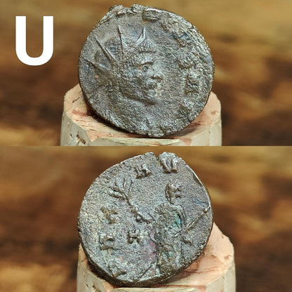 Ancient Roman coins, 3rd century ancient Antoninianus, 1700 years old