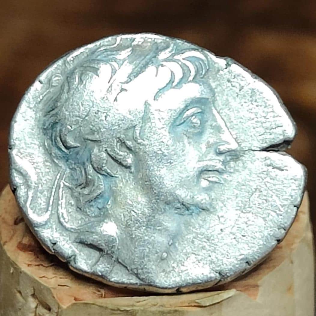 Ariobarzanes III, King of Cappadocia, 52-42 BC, silver drachm, Athena reverse, Ancient Greek coin