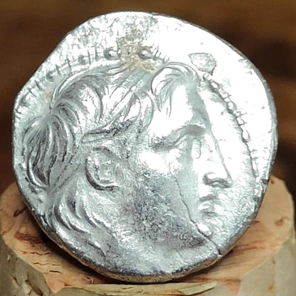 162-150 BC, Demetrios I Soter, Cornucopia reverse, Seleucid Empire, silver drachm, Ancient Greek coin